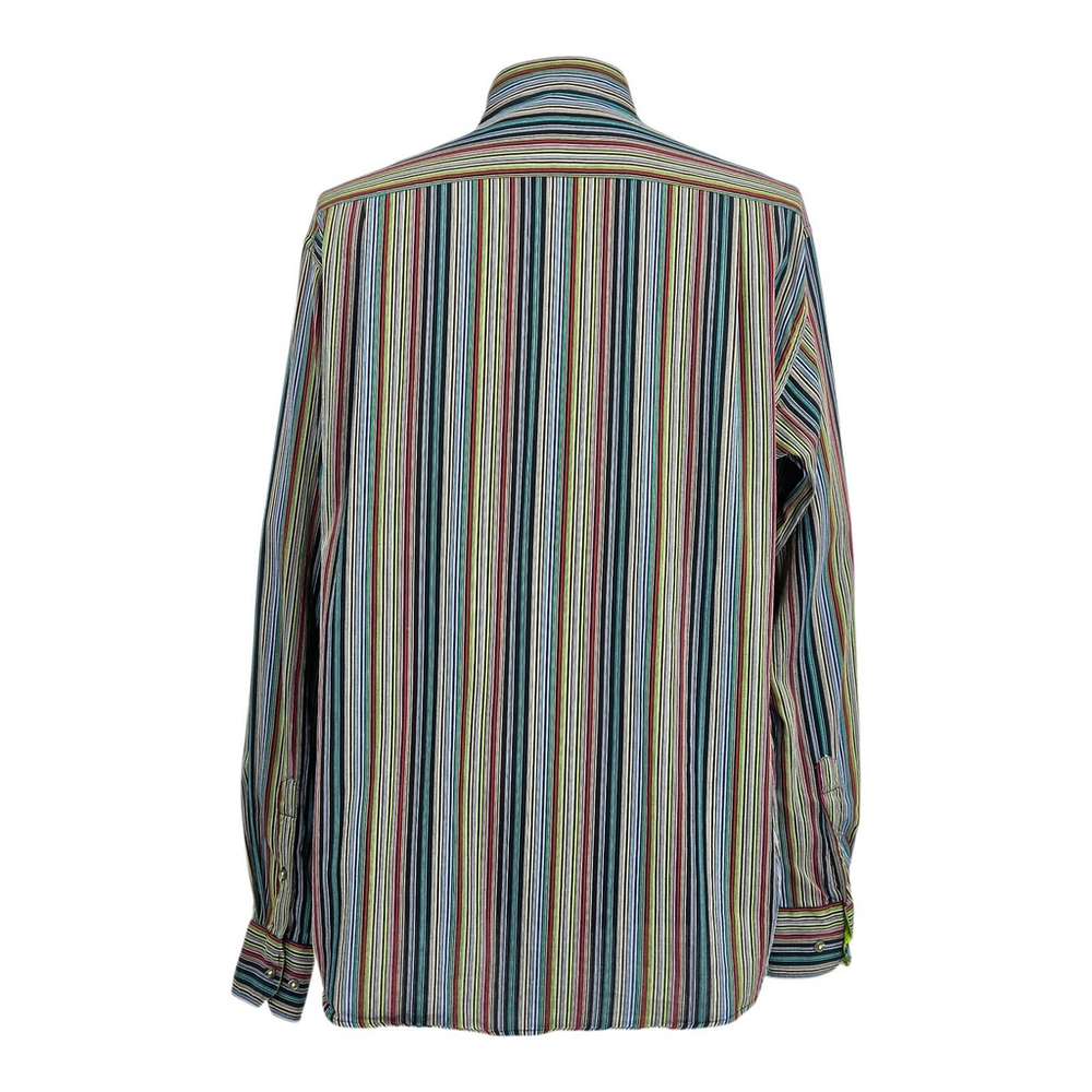 Modern Statement Visconti Dress Shirt Men’s XL Multicolor Stripe Date Night - Picture 2 of 13
